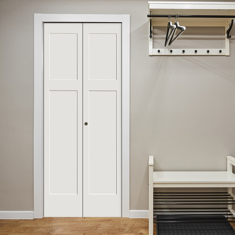 Trimlite Paneled Wood Primed BiFold Door & Reviews Wayfair